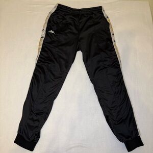 Kappa Side-Logo Tape Track Pants Black/Gold XL